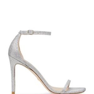 BNIB Stuart Weitzman Nudistcurve Crystal sandals